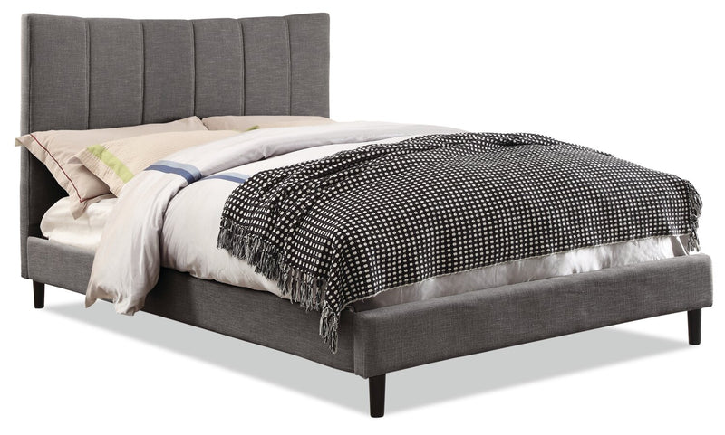 Paseo Full Platform Bed - Grey