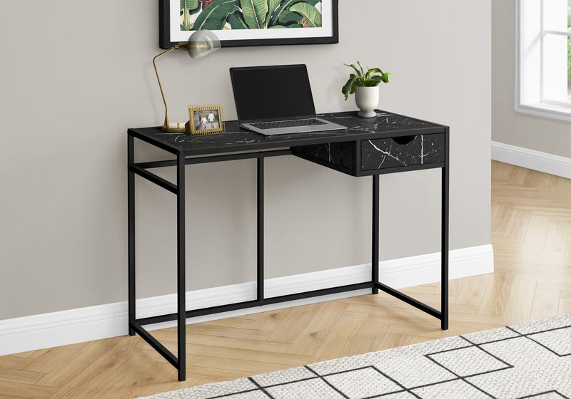 Everly Desk - Black Marble-Look