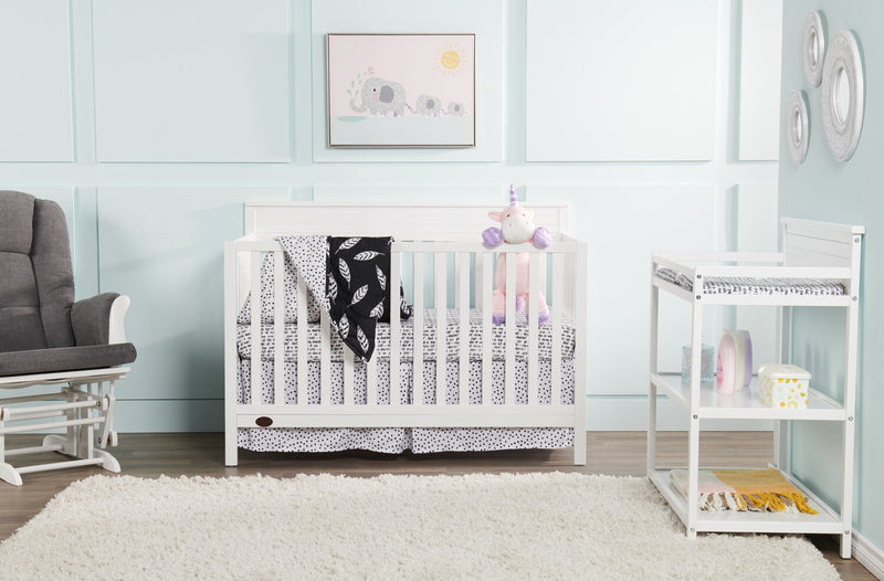 Harper 4-in-1 Convertible Crib - Snow White