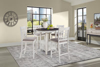 Dena 5pc Counter-Height Dining Set with Table & Chairs, 42-60