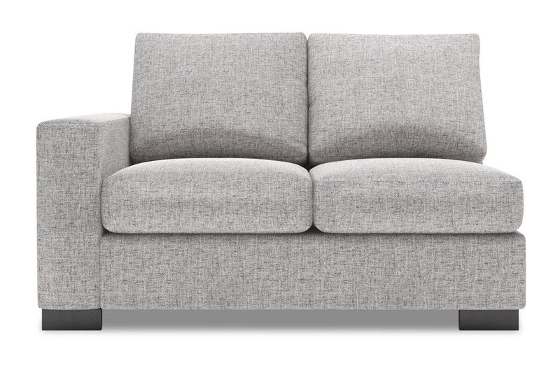 Sofa Lab Track LAF Loveseat - Luna Domino