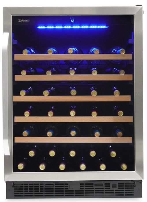 Silhouette Stilton 5.7 Cu. Ft. 50-Bottle Under-Counter Wine Cellar - SWC057D1BSS