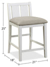 Lane 3-Piece Counter-Height Dining Package - White