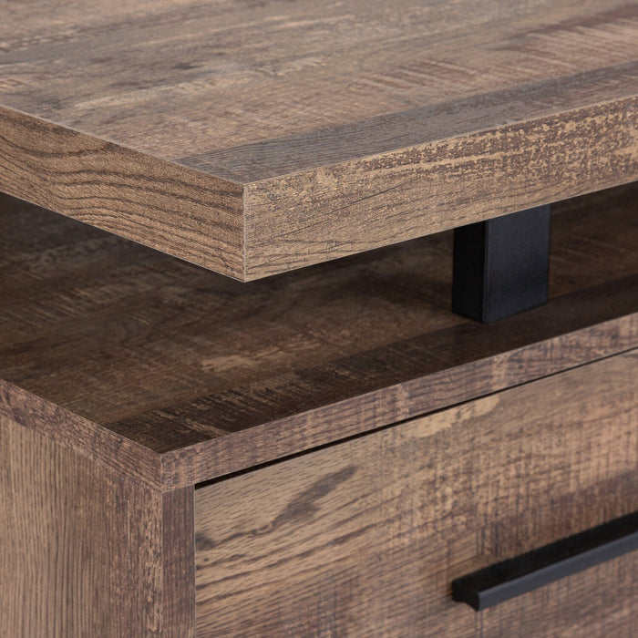 Teagan Reversible Desk - Brown 