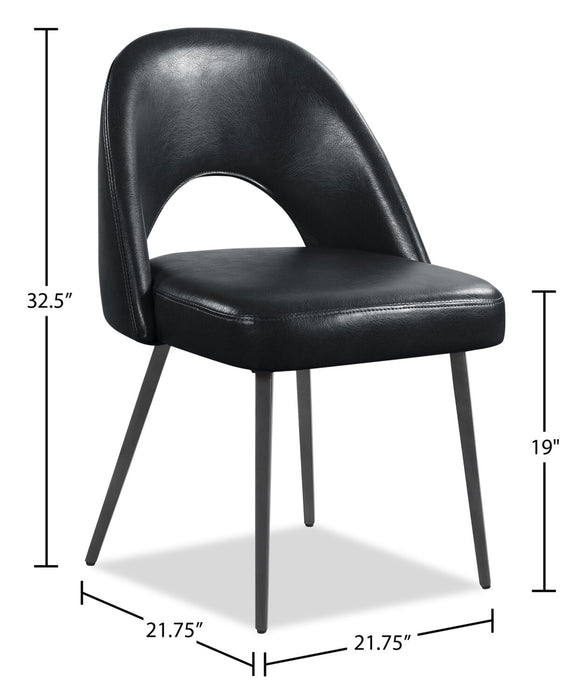 Elijah Dining Chair - Black