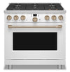 Café 6.2 Cu. Ft. Smart Commercial-Style 6-Burner Gas Range - CGY366P4TW2