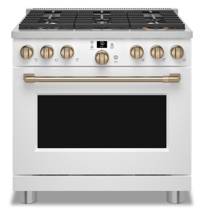 Café 6.2 Cu. Ft. Smart Commercial-Style 6-Burner Gas Range - CGY366P4TW2