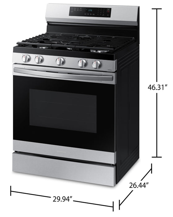 Samsung 6.0 Cu. Ft. Freestanding Gas Range with Fan Convection - NX60A6511SS/AA