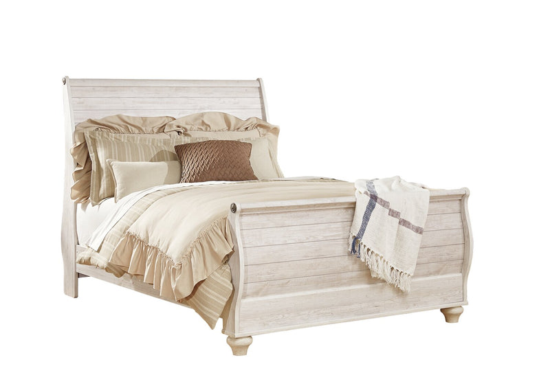 Willowton Queen Sleigh Bed