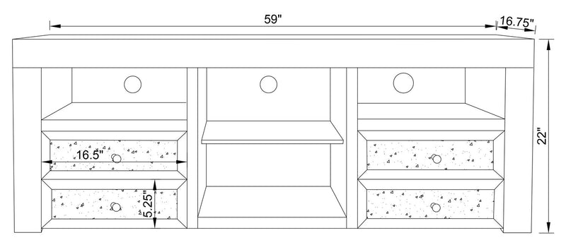 Oakley 59\" TV Stand