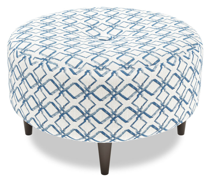 Sofa Lab The Curve Ottoman - Ocean