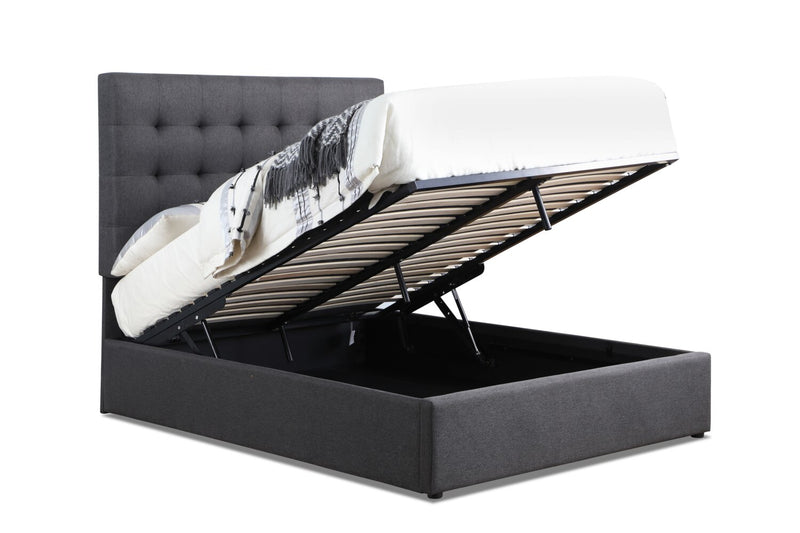 Jace Storage Full Bed - Grey