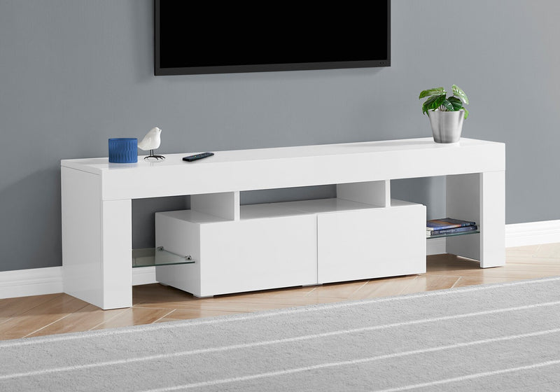 Maggie 63\" TV Stand - White