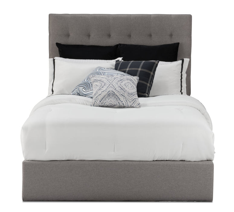 Jace Storage Full Bed - Taupe