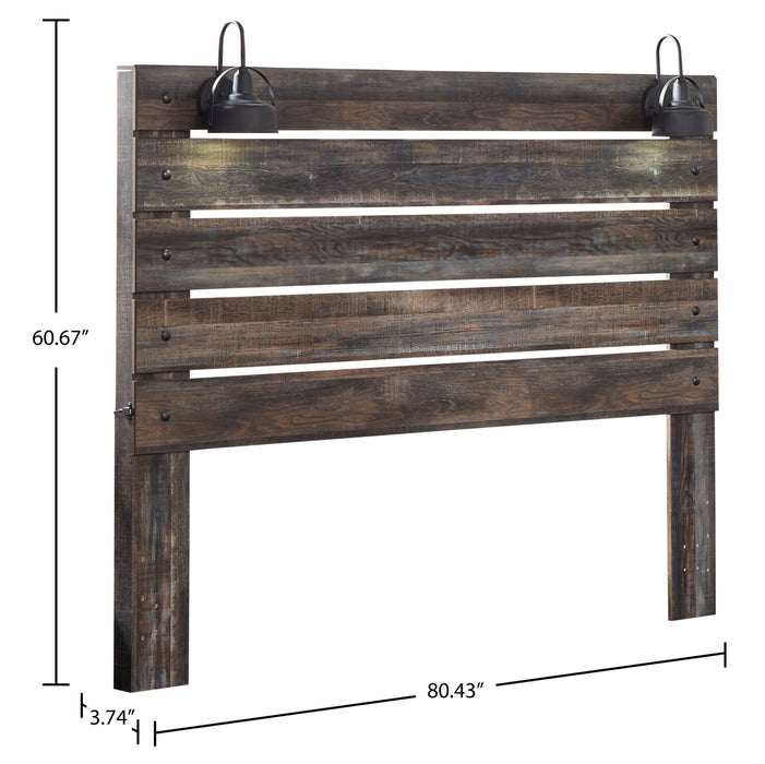 Abby King Headboard - Brown 
