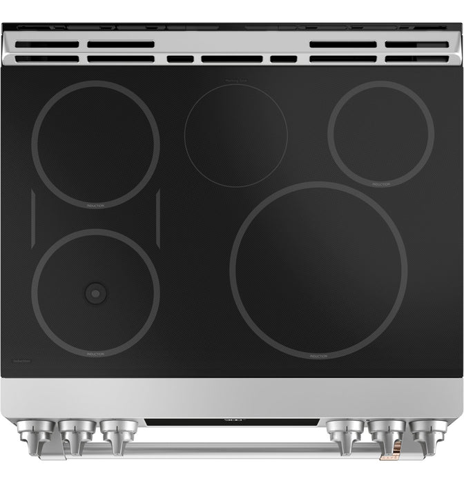 Café 5.7 Cu. Ft. Smart Induction Range with In-Oven Camera - CHS90XP2MS1