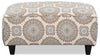 Tula Fabric Accent Ottoman - Twilight