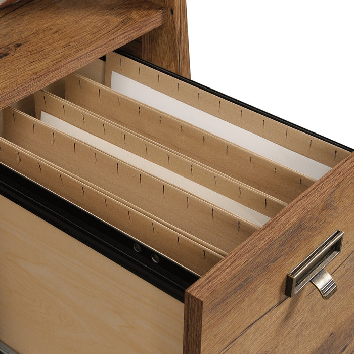 Kyree Executive Desk - Vintage Oak 