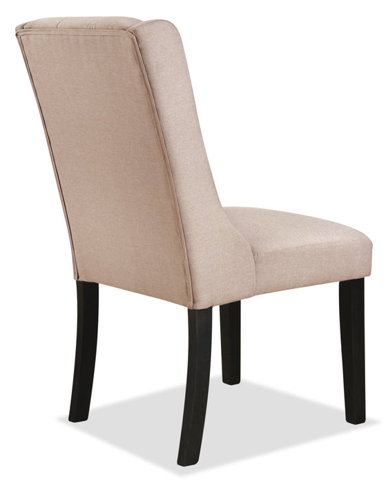 York Wingback Dining Chair - Taupe