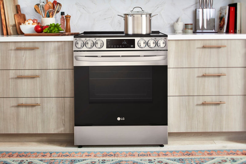 LG 6.3 Cu. Ft. Smart Electric Range with Air Fry - LSEL6333F