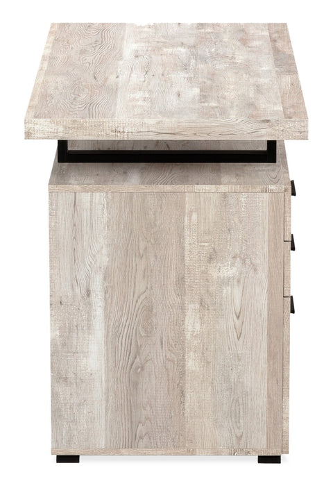 Clayton Reversible Desk - Dark Taupe