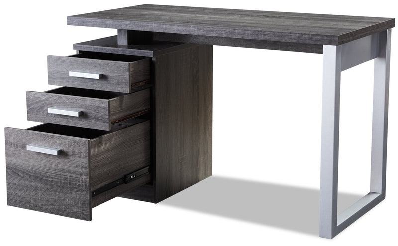 Oscar Reversible Desk - Distressed Grey