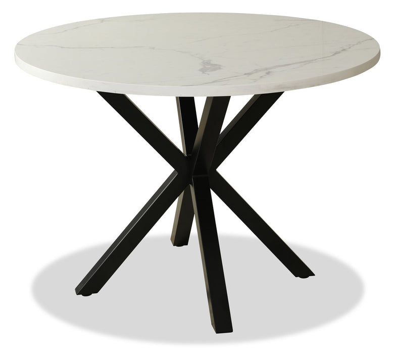 Verona 5-Piece Round Dining Package - Blue