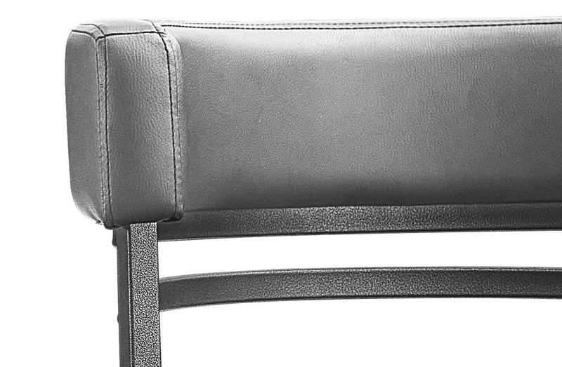 Mila Counter-Height Swivel Stool – Grey