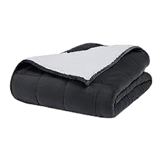 Weighted Sherpa Throw - Grey