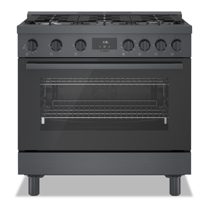 Bosch 800 Series 3.4 Cu. Ft. Industrial-Style Freestanding Gas Range - HGS8645UC