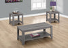 Kalen 3-Piece Coffee and Two End Tables Package - Grey 