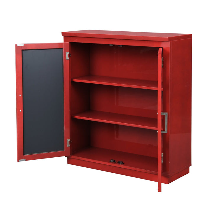 Darci Accent Cabinet - Red