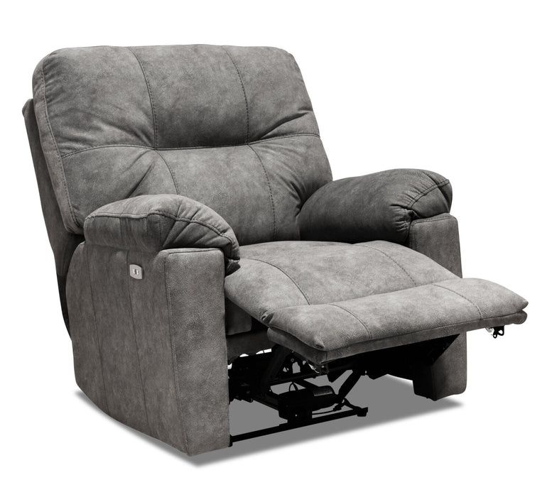 Gybson Polyester Power Recliner - Grey