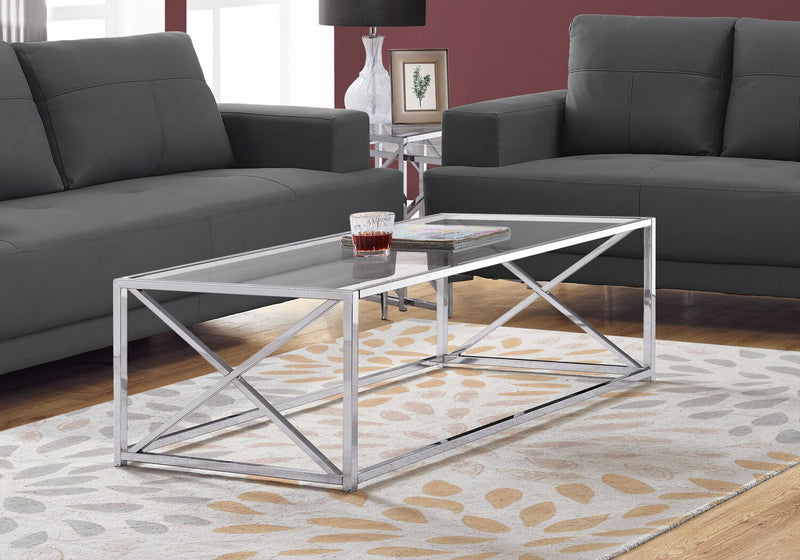 Coral Coffee Table - Chrome 