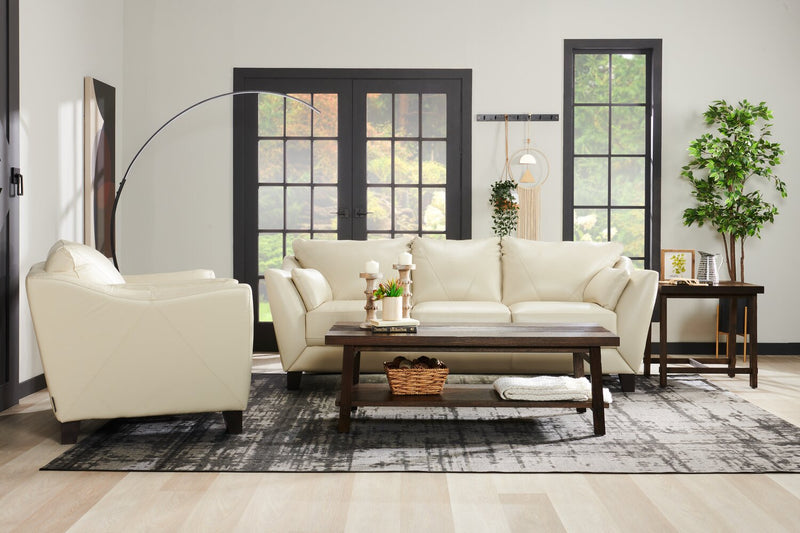 Lusso Genuine Leather Chair – Smoke