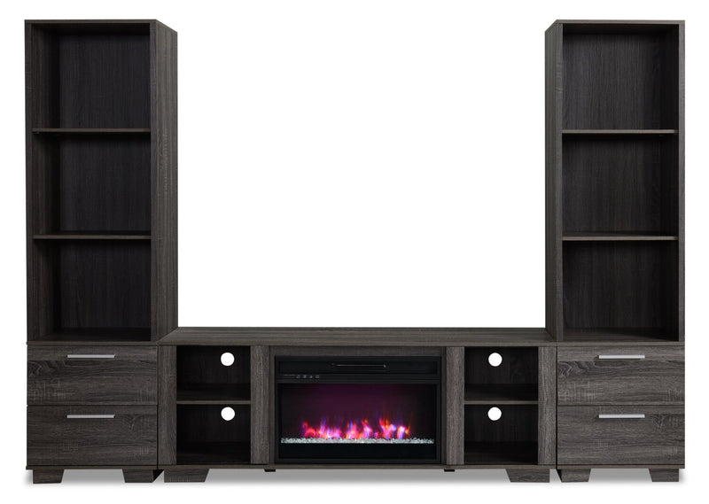 Antoni 3-Piece Entertainment Centre with 65” TV Opening - Grey