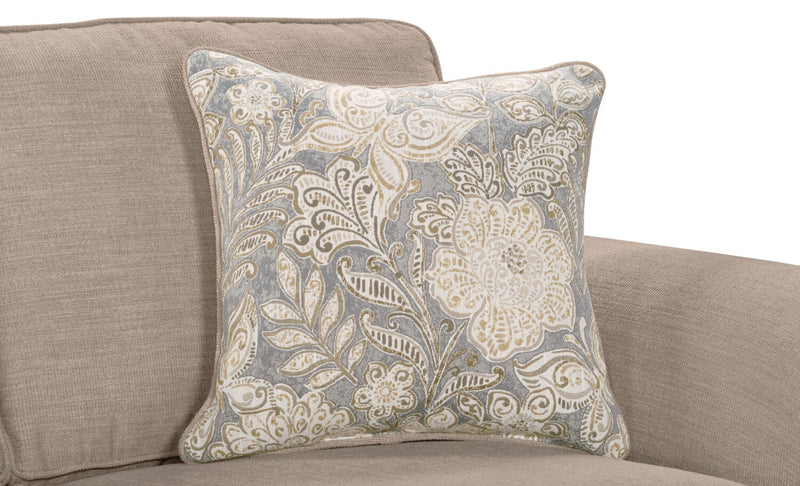 Wynn Chenille Loveseat - Beige