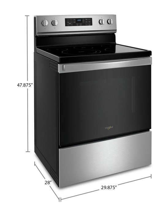 Whirlpool 5.3 Cu. Ft. Electric Range with 5-in-1 Air Fry Oven - YWFE550S0LZ