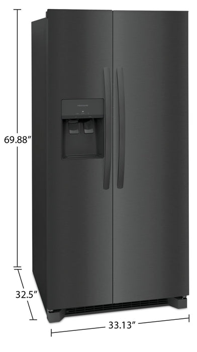 Frigidaire 22.3 Cu. Ft. Side-by-Side Refrigerator - FRSS2323AD