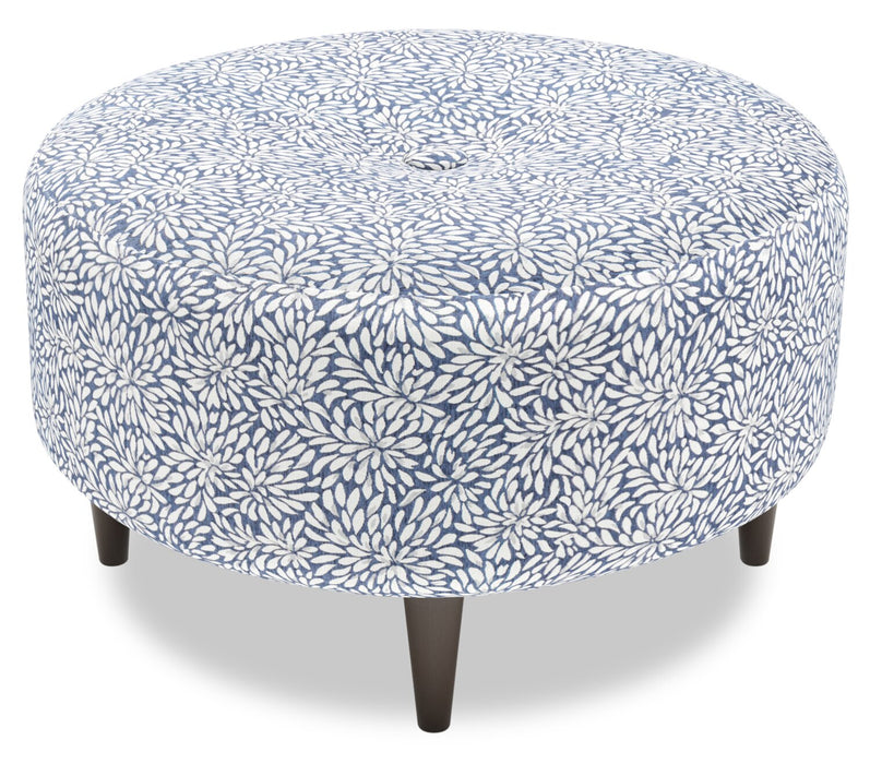 Sofa Lab The Curve Ottoman - Cadet