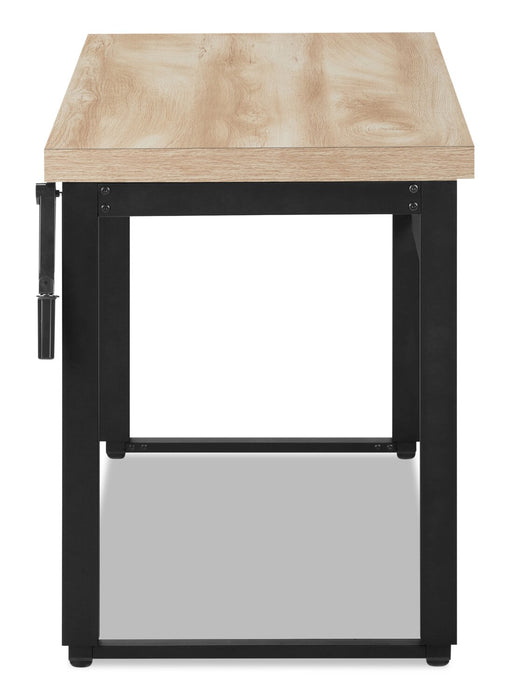 Kai Height-Adjustable Desk - Natural