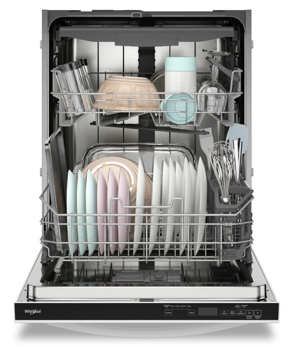Whirlpool Flush-to-Cabinet Dishwasher with Third Rack - WDT550SAPW