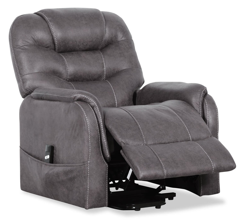 Landon Power Lift Recliner – Dark Grey