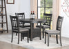 Dena 5-Piece Dining Package - Grey-Brown