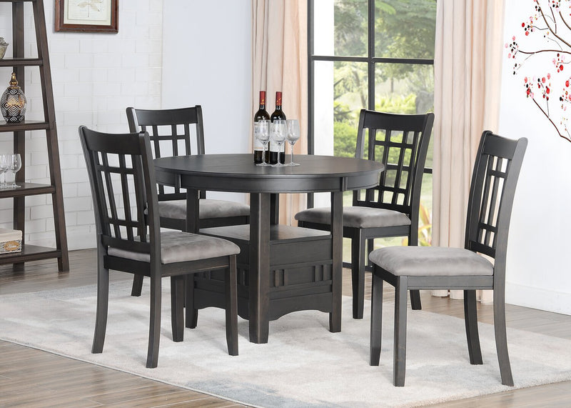 Dena 5-Piece Dining Package - Grey-Brown