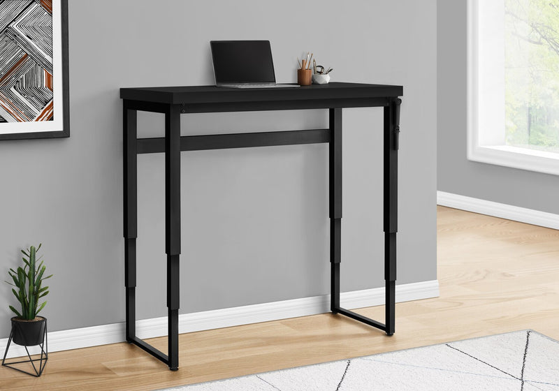 Kai Height-Adjustable Desk - Black