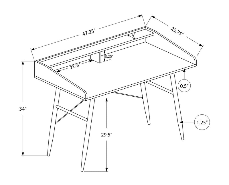 Jeremy Desk - Grey 