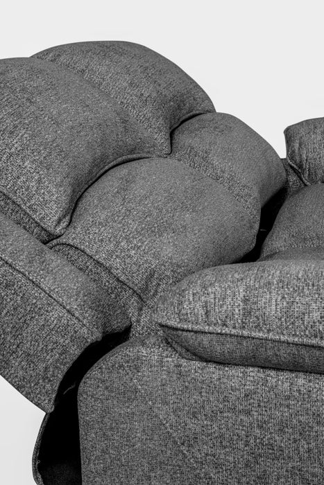 Chandler Chenille Reclining Loveseat - Grey