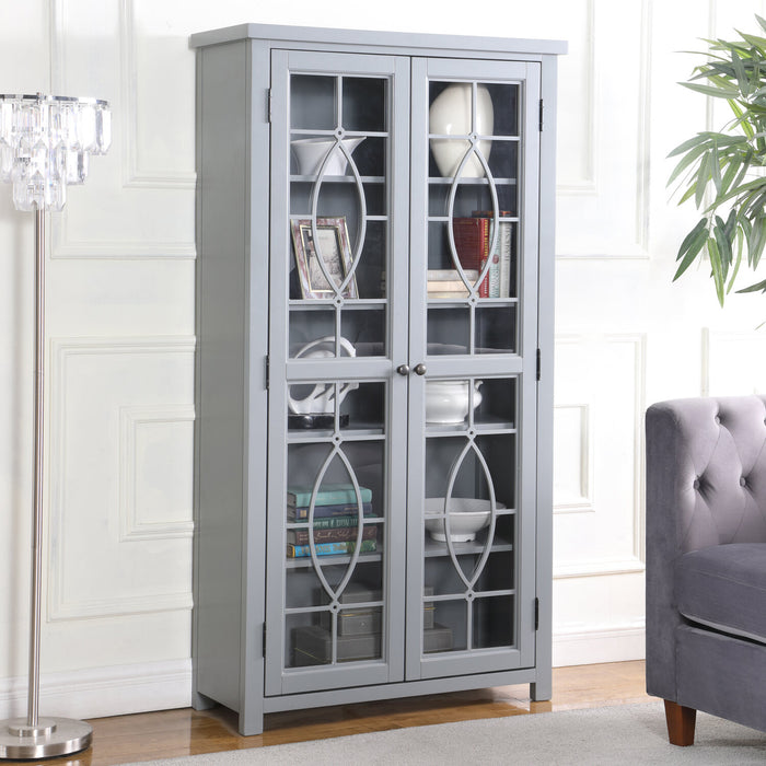 Athena Curio Cabinet - Grey