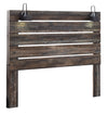 Abby King Headboard - Brown 